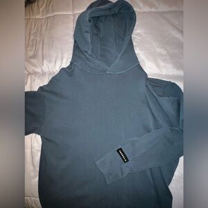 YoungLA teal raw edge hoodie - Men’s size M - No longer available on website